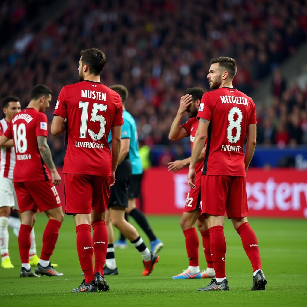 Enttäuschung nach der Penalty-Niederlage gegen Atletico Madrid