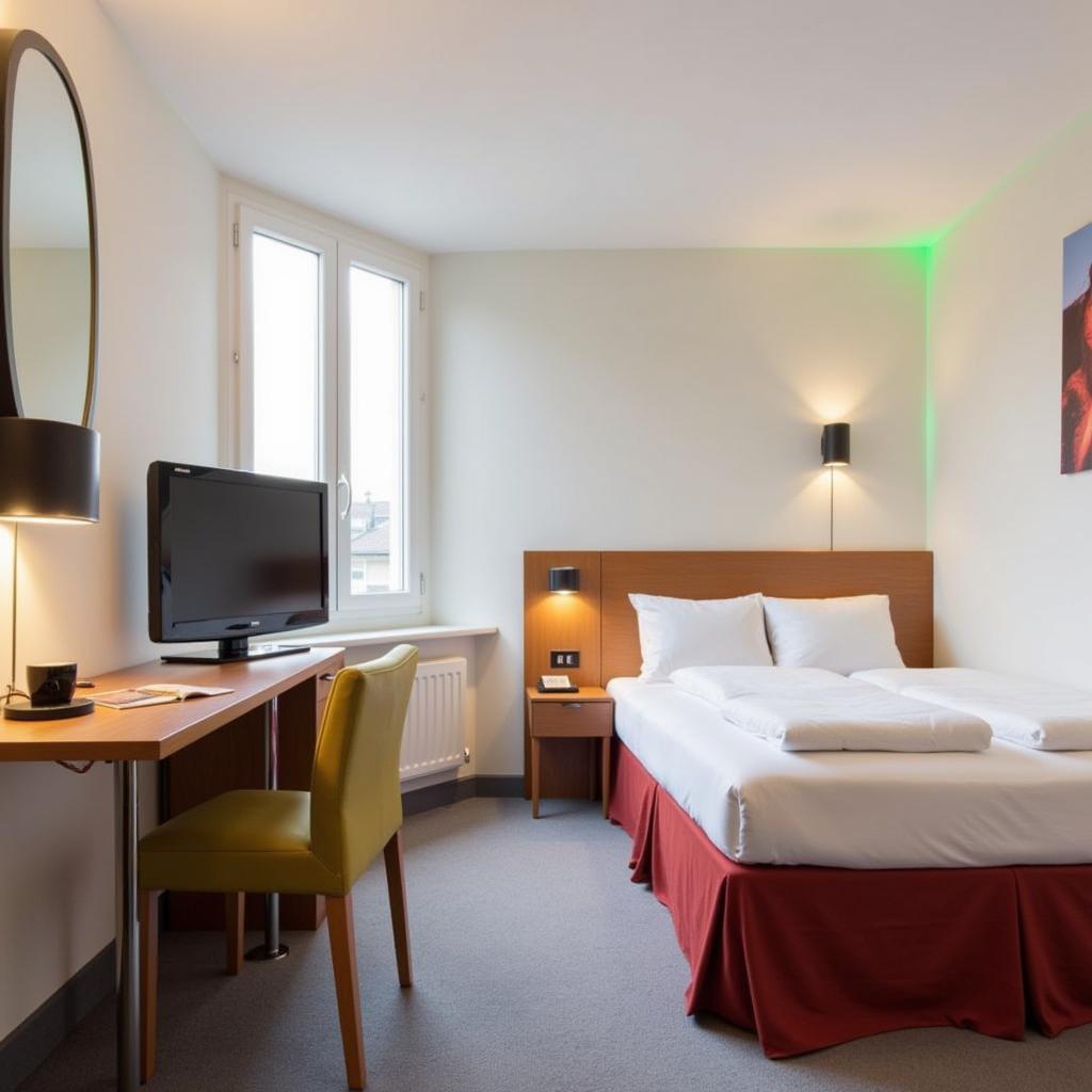 Modernes und komfortables Zimmer im Atrium Hotel Leverkusen Schlebusch