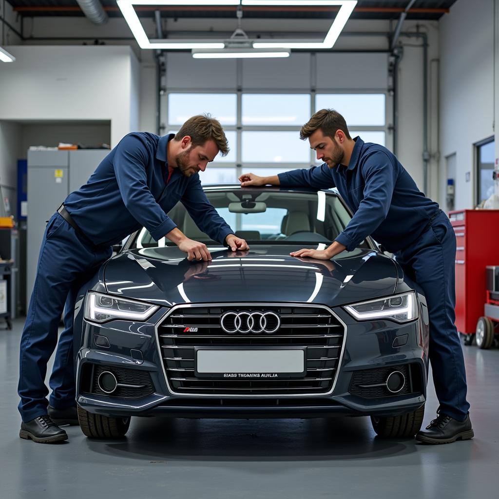 Audi Mechaniker Werkstatt Leverkusen