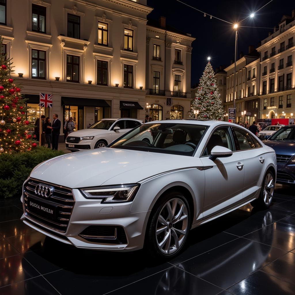 Audi Modelle werden auf dem Weihnachtsbasar 2016 in Leverkusen präsentiert