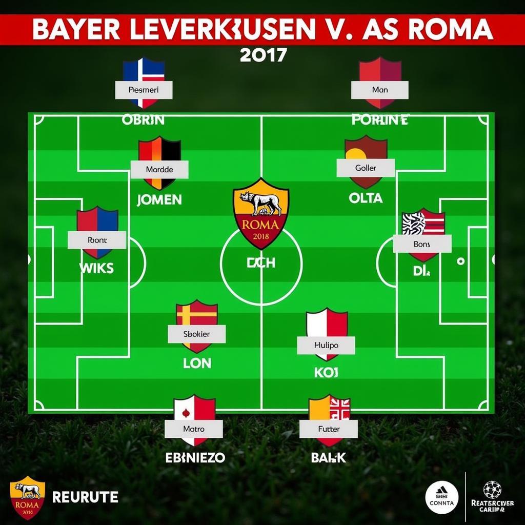 Aufstellung Rom Leverkusen