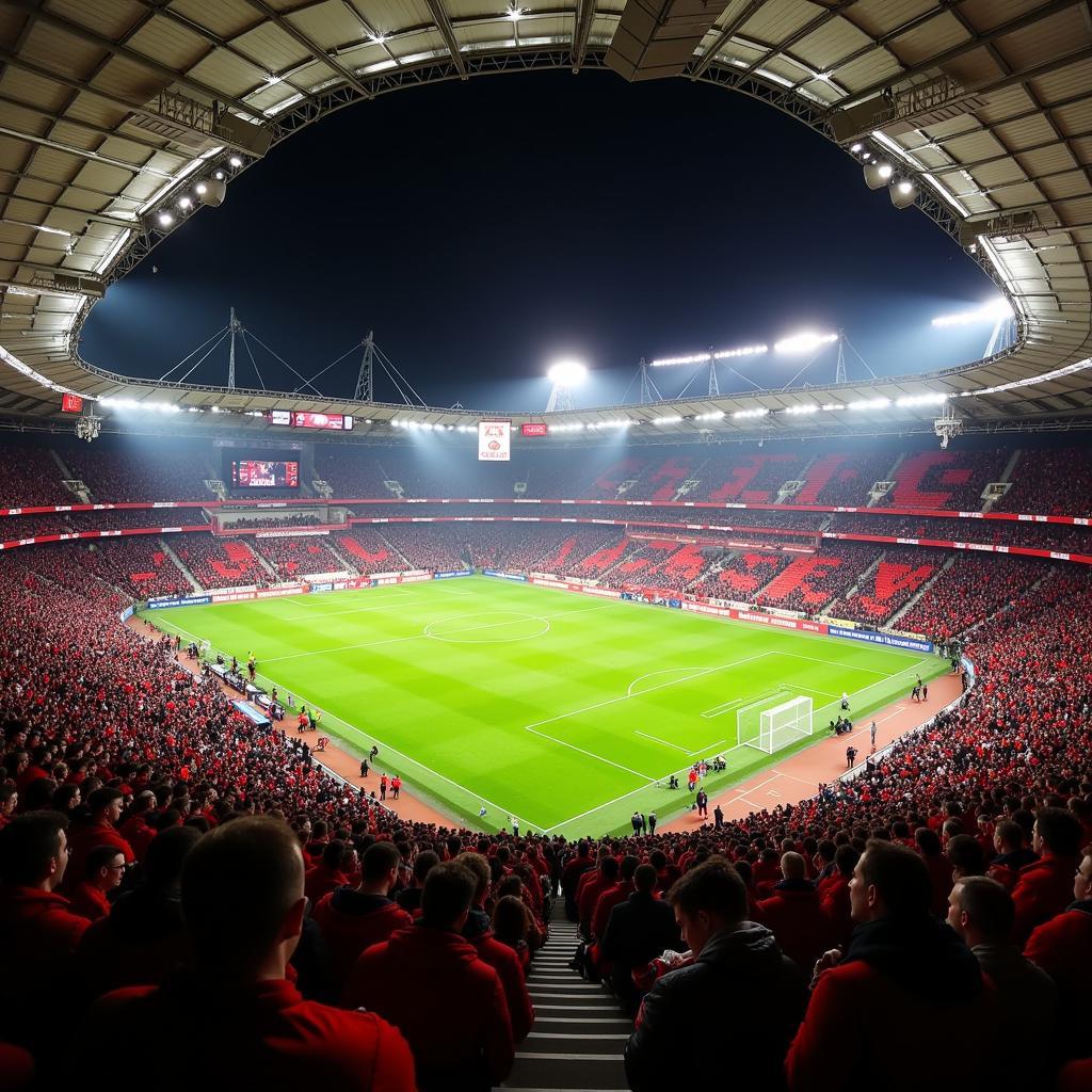 Atmosphäre im Stadion