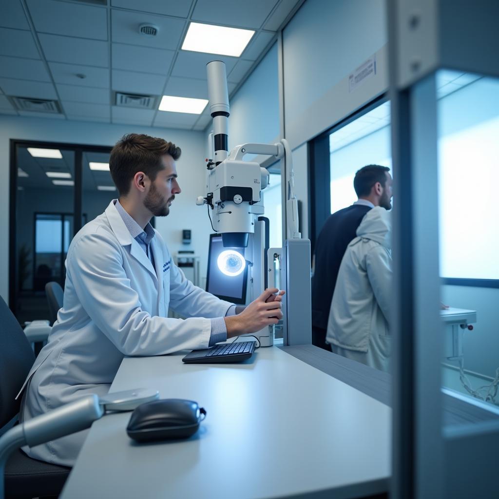 Moderne Technologie in der Augenklinik Leverkusen