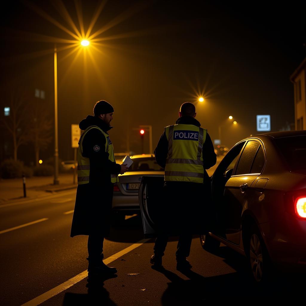 Polizei kontrolliert Ausgangssperre in Leverkusen