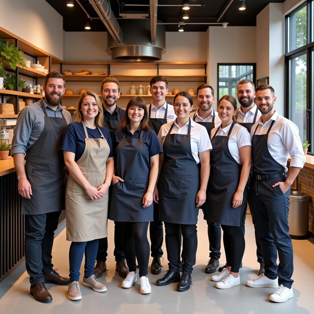 Teamwork in einer Leverkusener Bäckerei