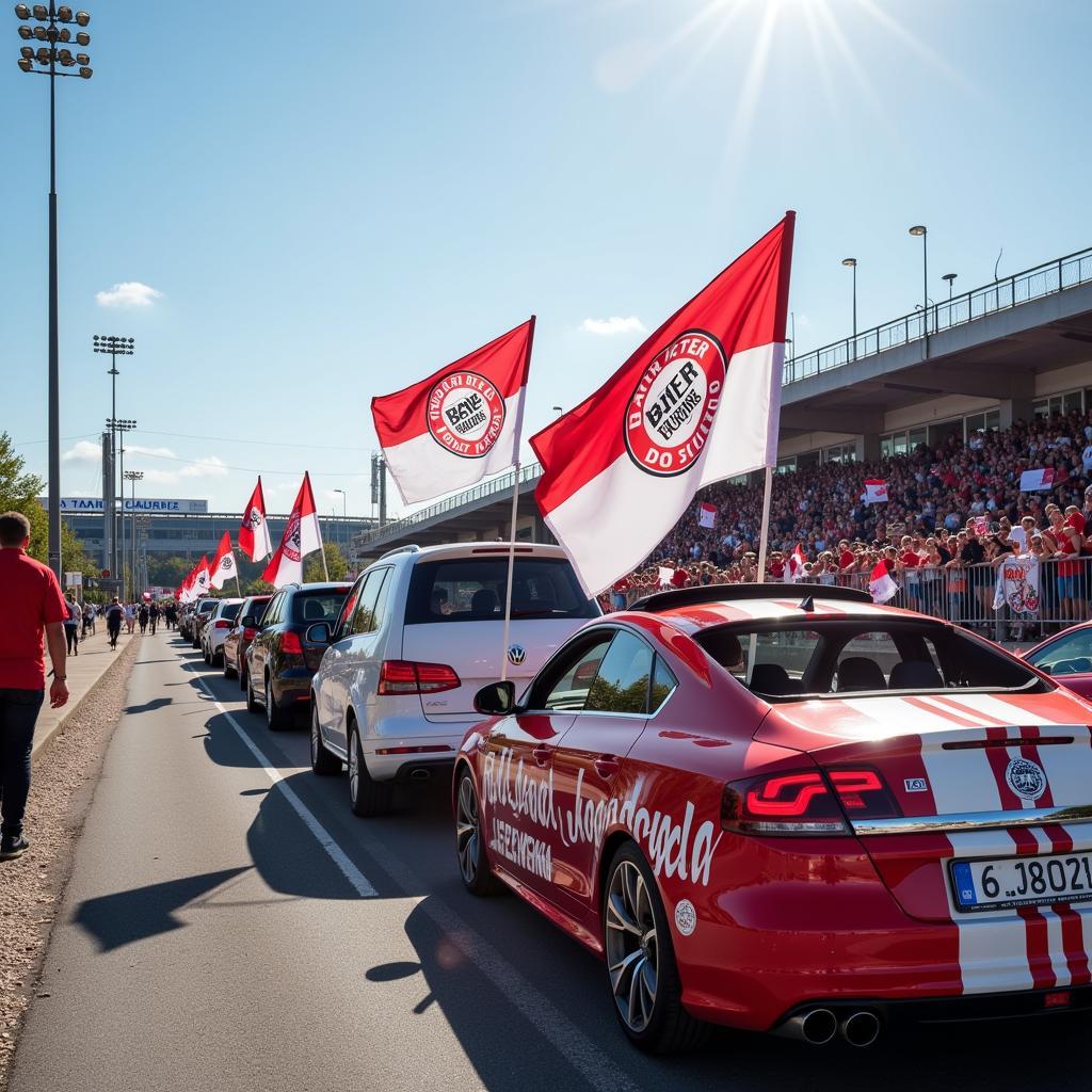 Auspuff Leverkusen Stadion