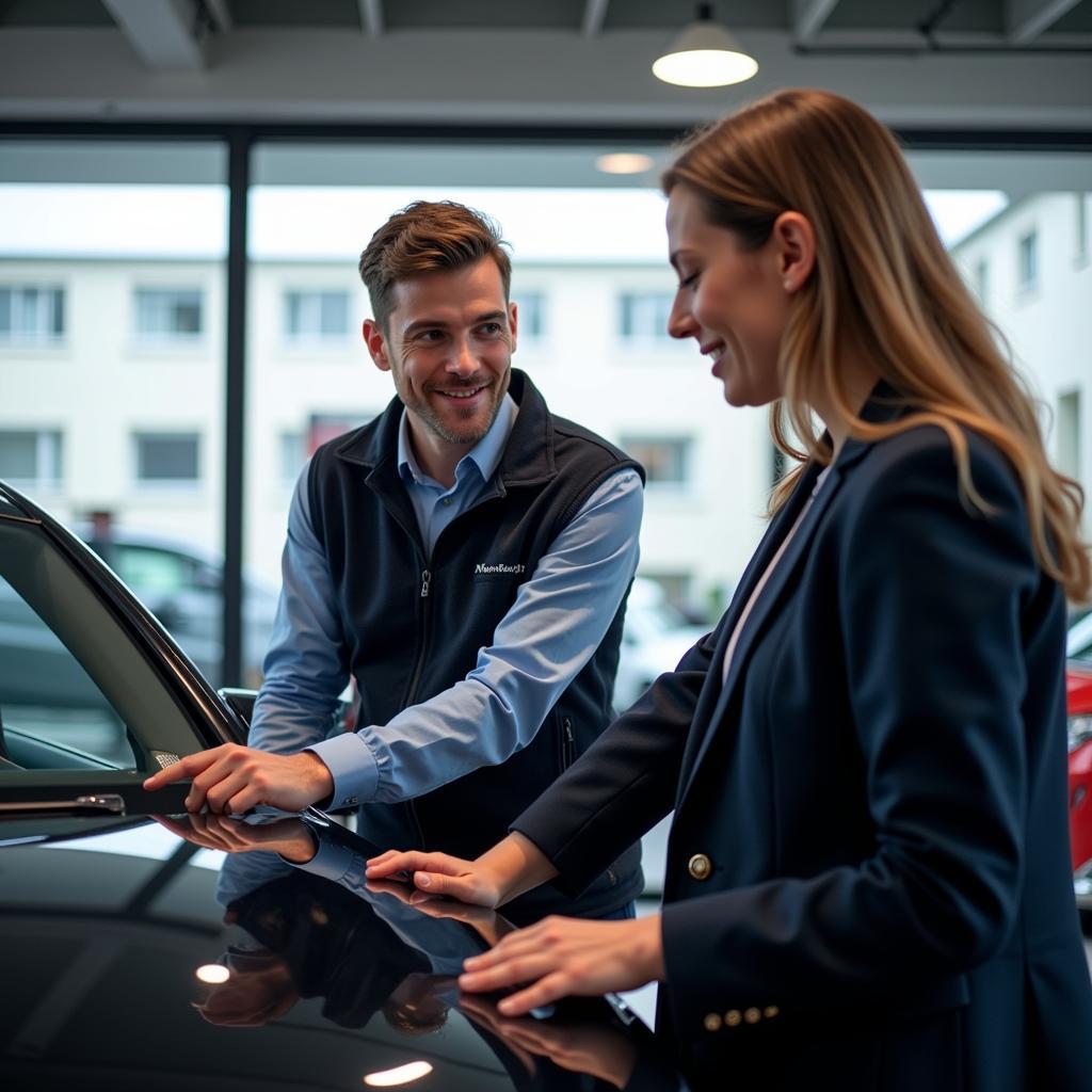 Beratung im Auto Zentrum Leverkusen