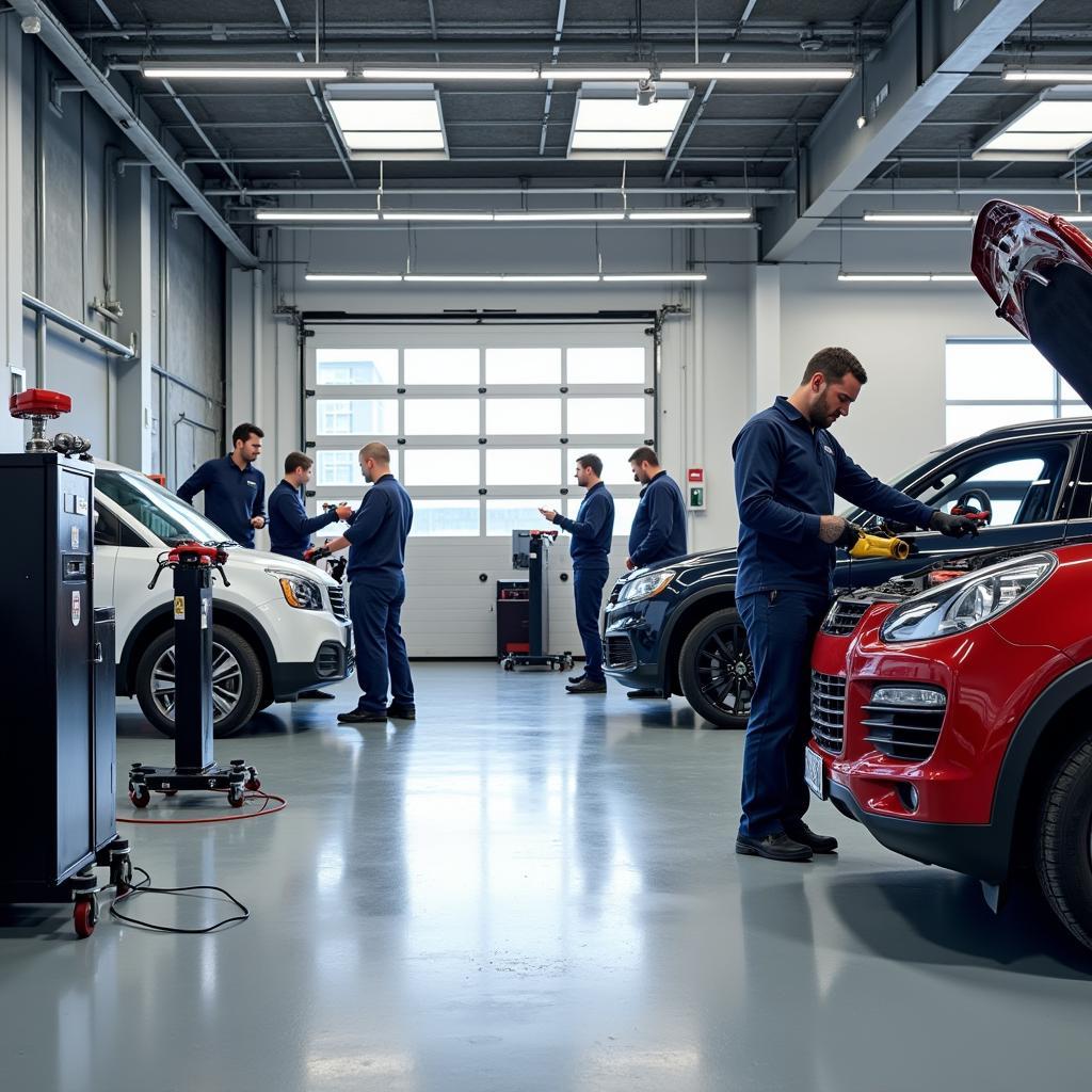 Werkstatt im Auto Zentrum Leverkusen