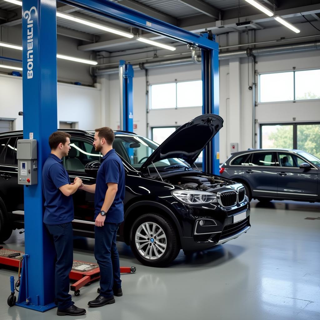 Professionelle Werkstatt des Autohausluchtenberg Leverkusen