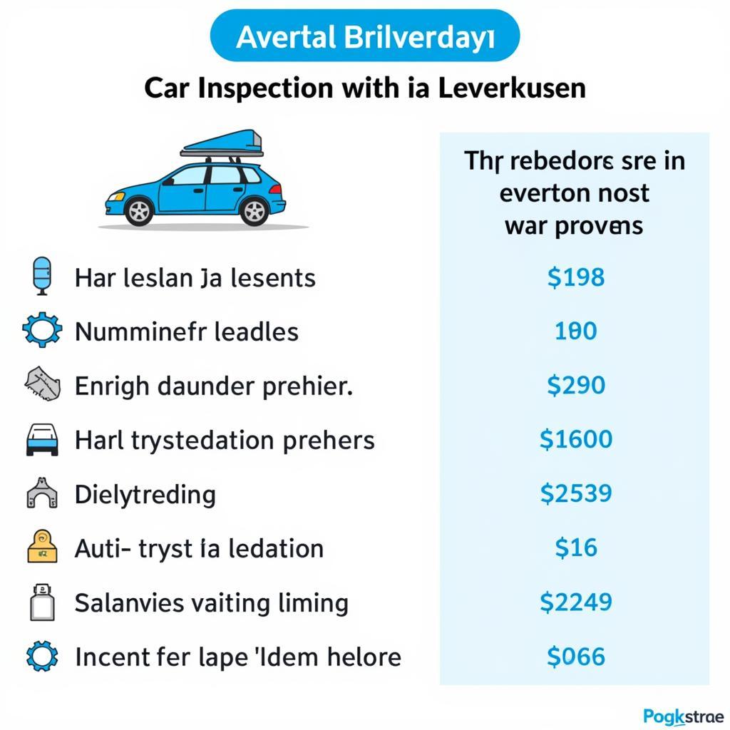 Kosten für eine Autoinspektion in Leverkusen