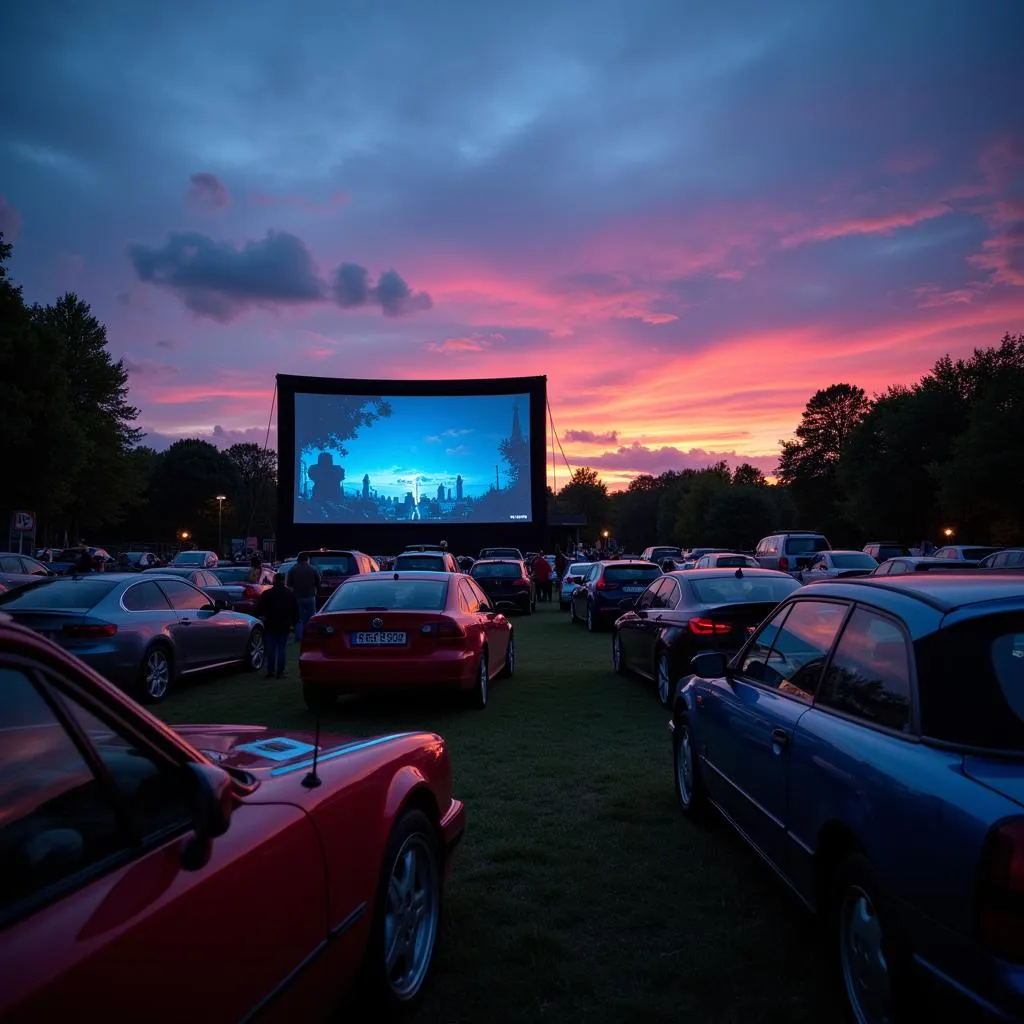 Sommer Open Air Kino im Autokino Leverkusen