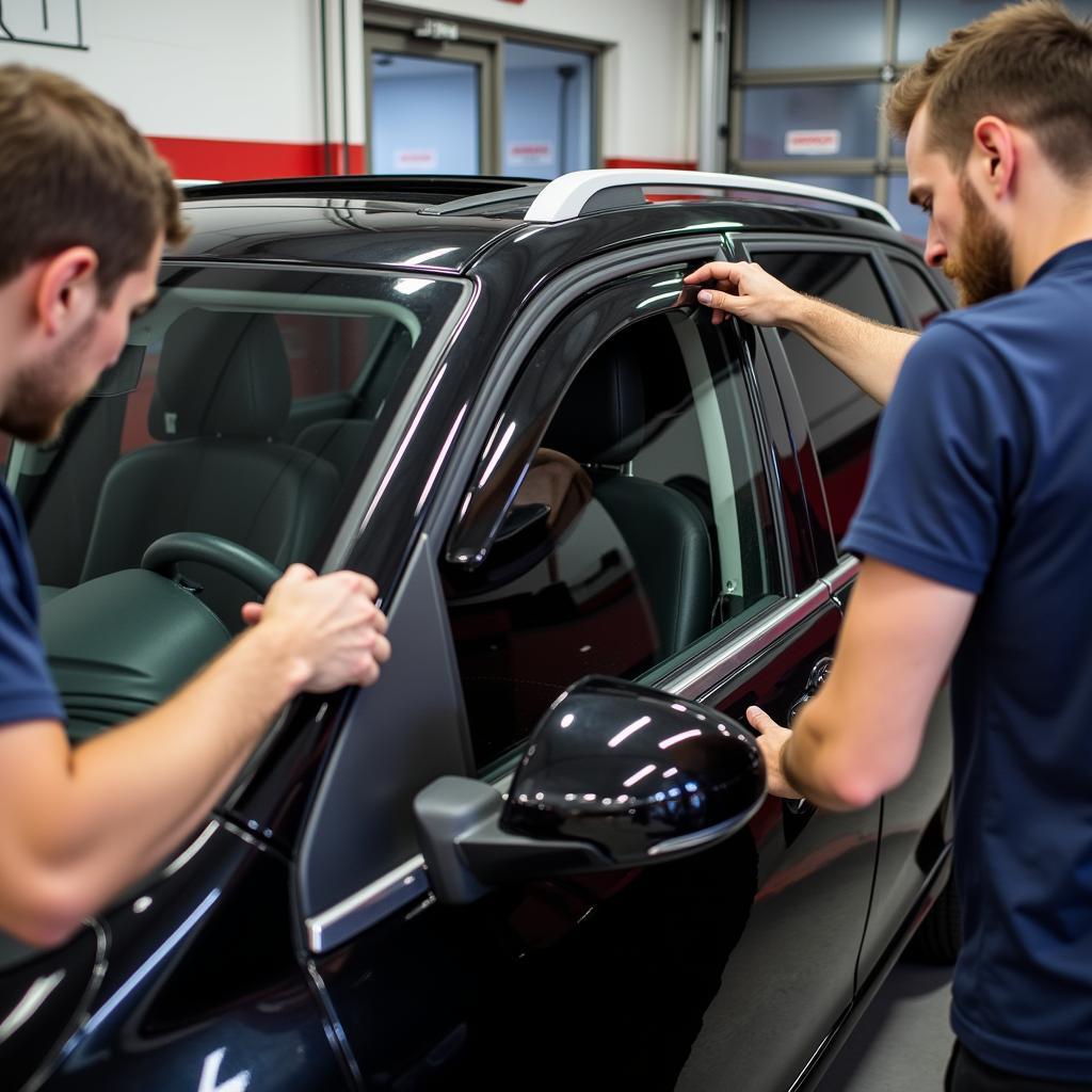 Montage von getönten Autoscheiben in Leverkusen