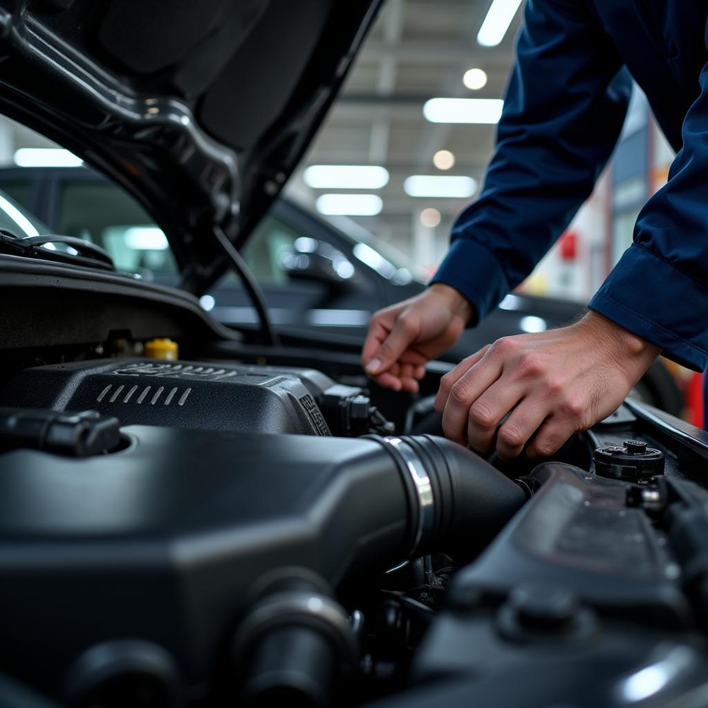 Professionelle Autowerkstatt in Leverkusen mit geschulten Mechanikern