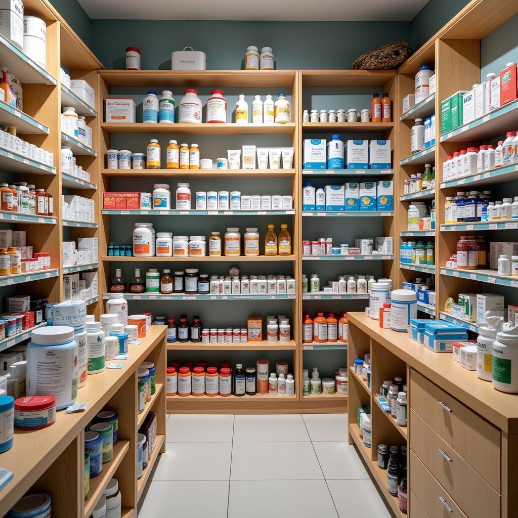 Breites Sortiment an Gesundheitsprodukten in der Avie Apotheke