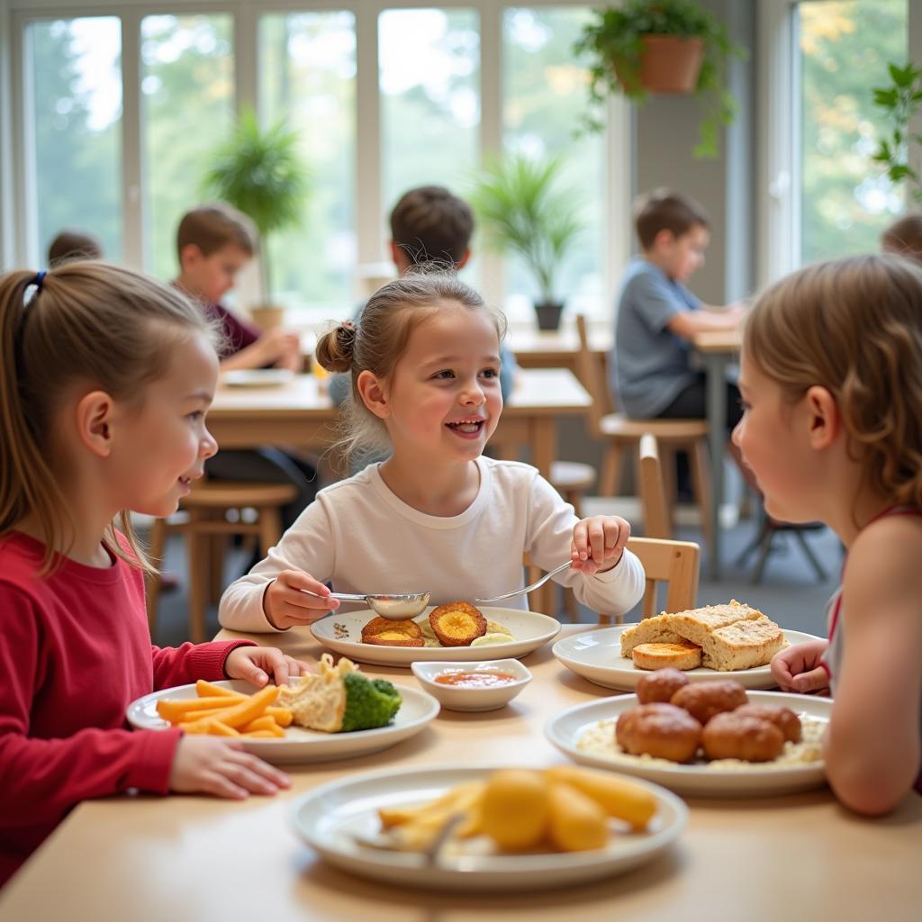 AWO Kindertagesstätte Leverkusen Hitdorf Mittagessen