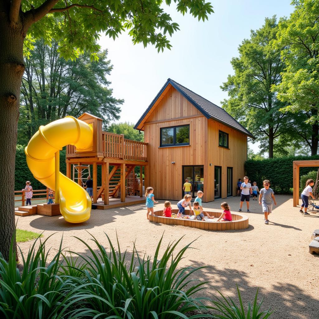 AWO Kindertagesstätte Leverkusen Hitdorf Spielplatz