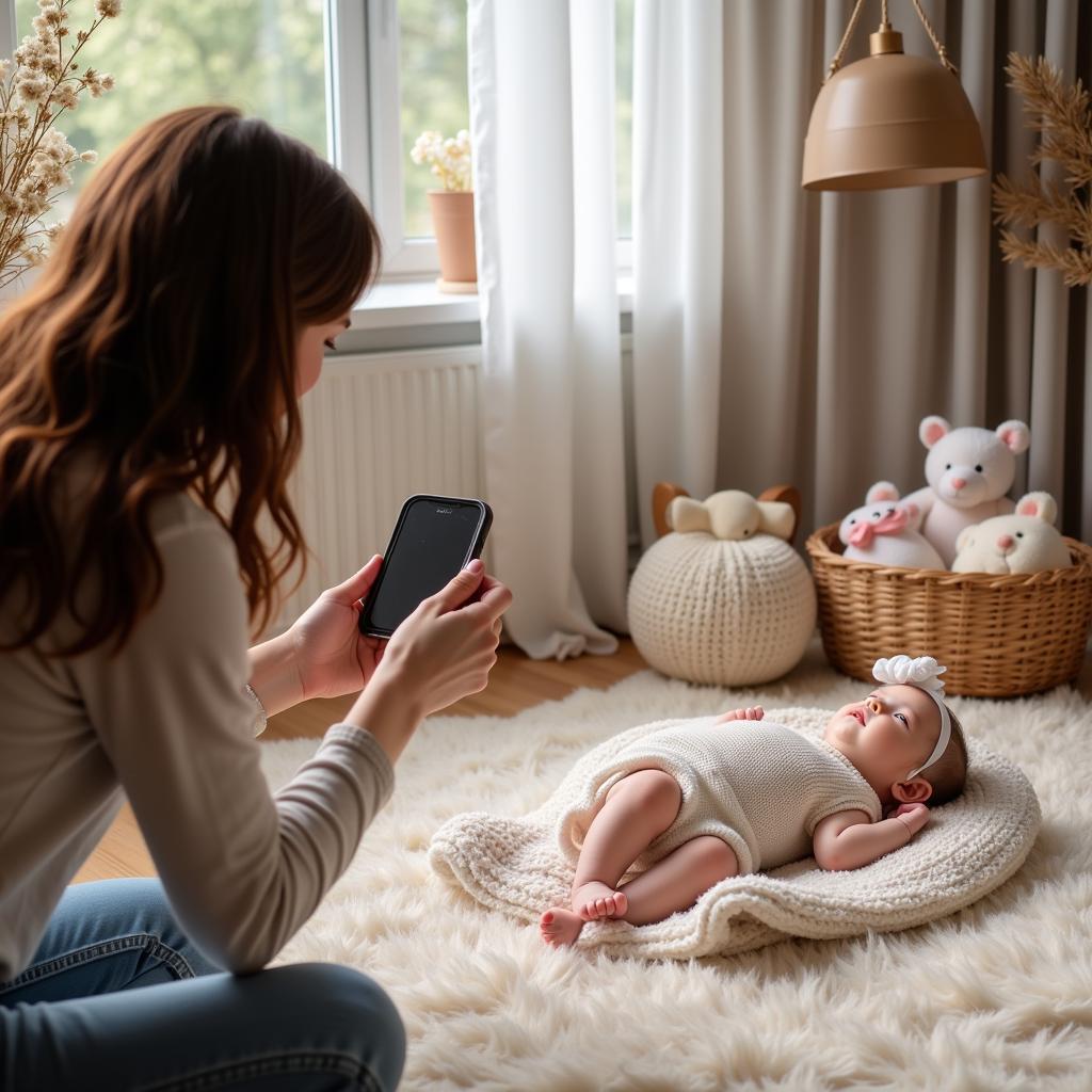 Baby Fotoshooting im Studio in Leverkusen