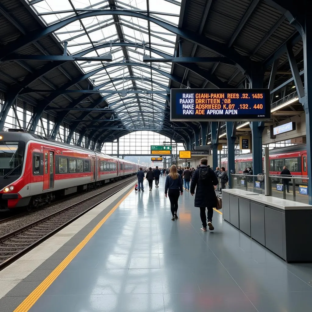 Der Bahnhof Leverkusen Mitte