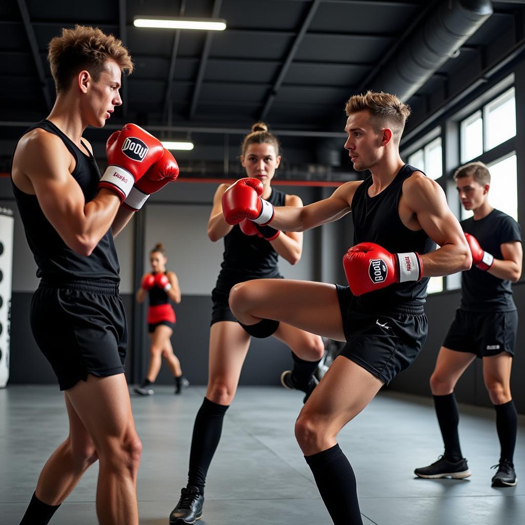 Intensives Baki Boxen Training in Leverkusen