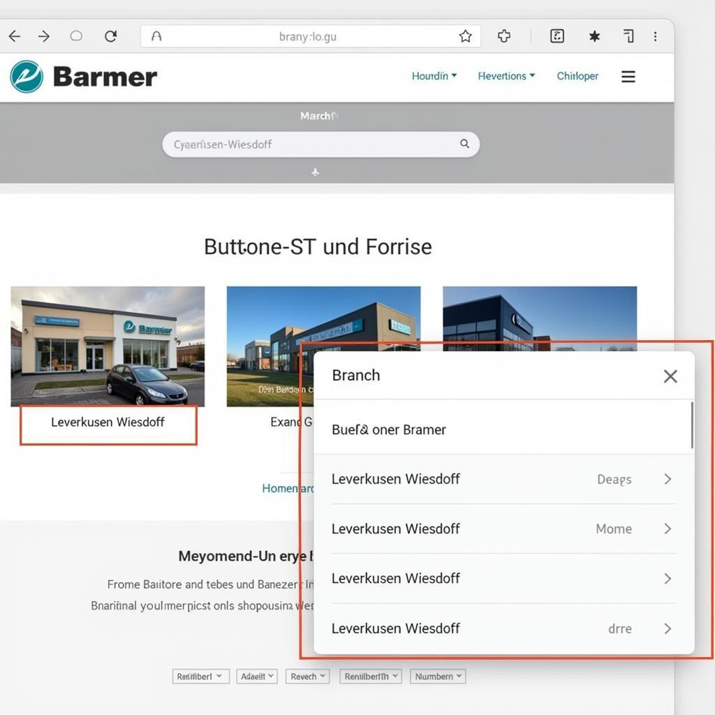 Barmer Filialsuche Leverkusen Wiesdorf