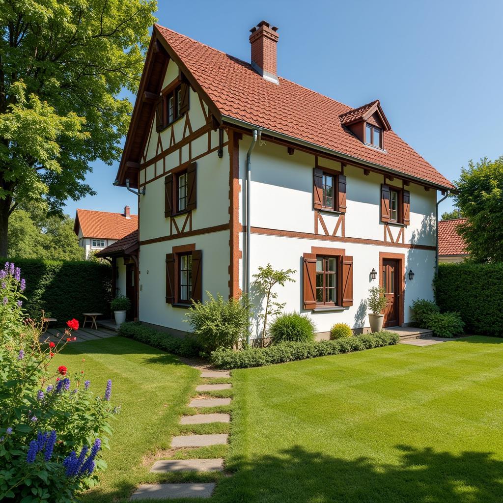 Gemütliches Bauernhaus mit Garten in Leverkusen