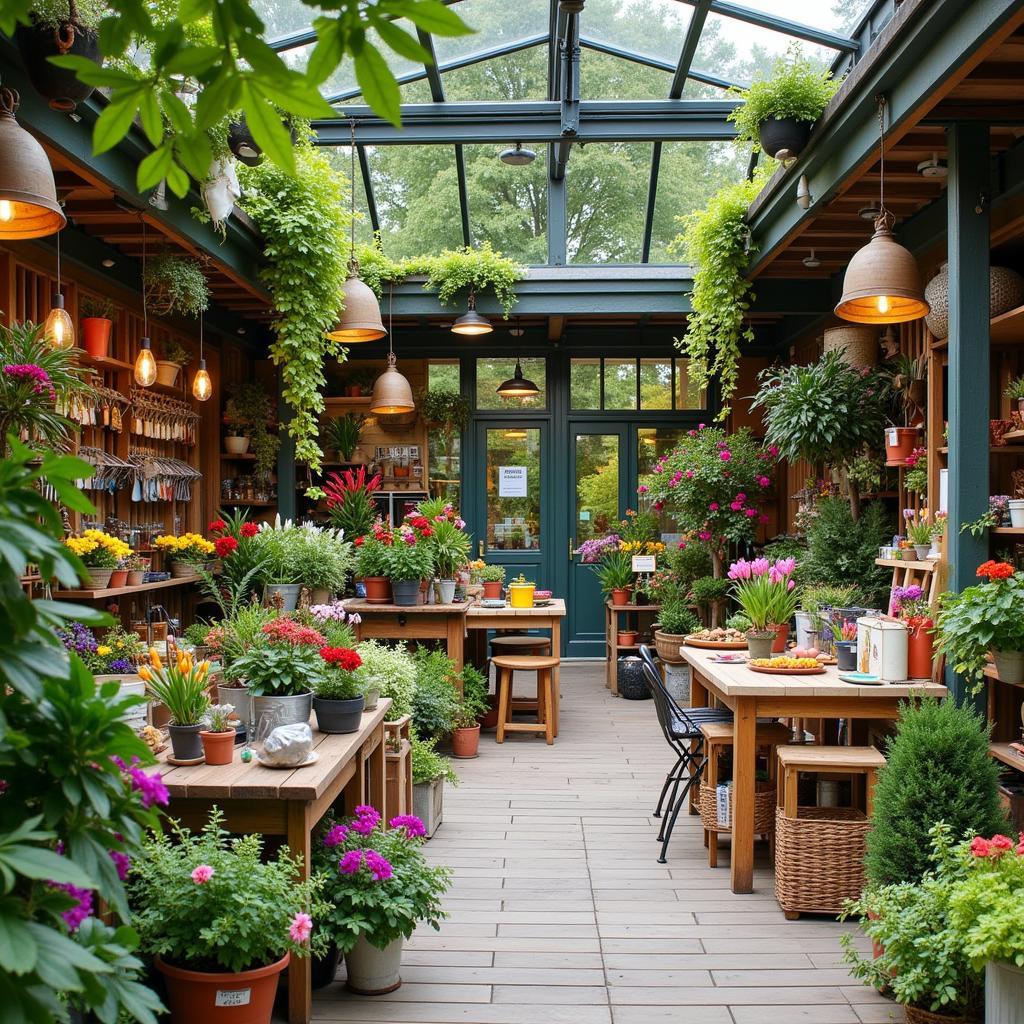 Umfangreiches Angebot im Gartencenter des Bauhaus Köln