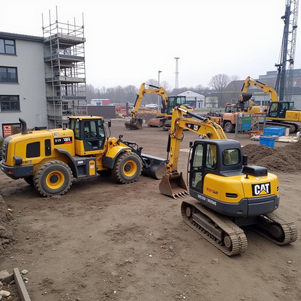 Baumaschinenverleih Leverkusen Baustelle