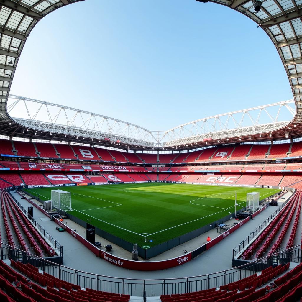 Baustelle BayArena Leverkusen