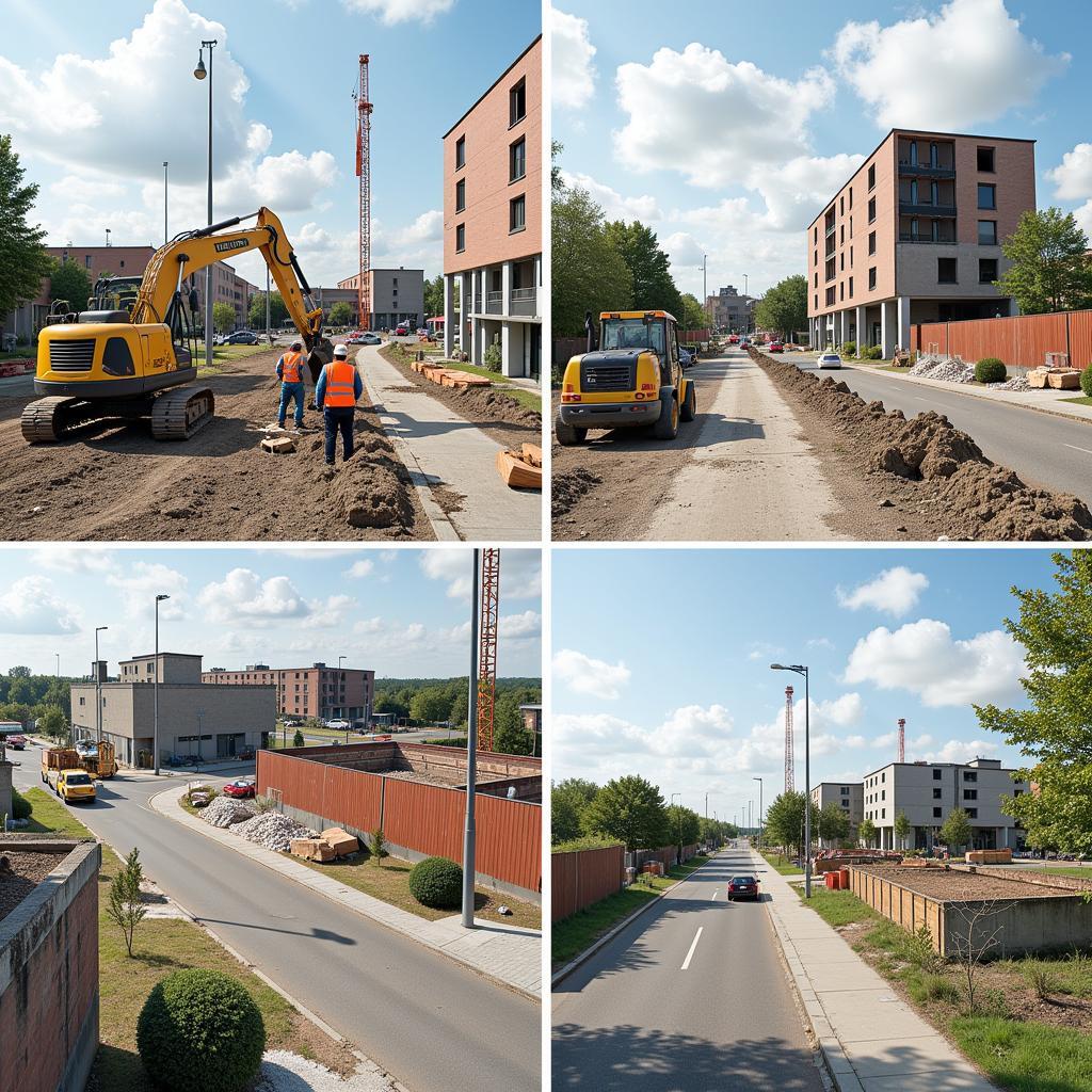 Bauarbeiten in Leverkusen Küppersteg