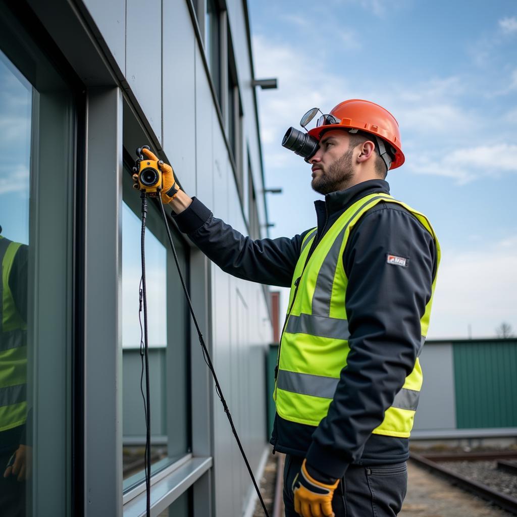 Sicherheitsüberprüfung im Rahmen der Bauwerkserhaltung in Leverkusen