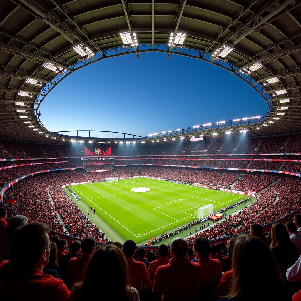 Die einzigartige Atmosphäre der BayArena