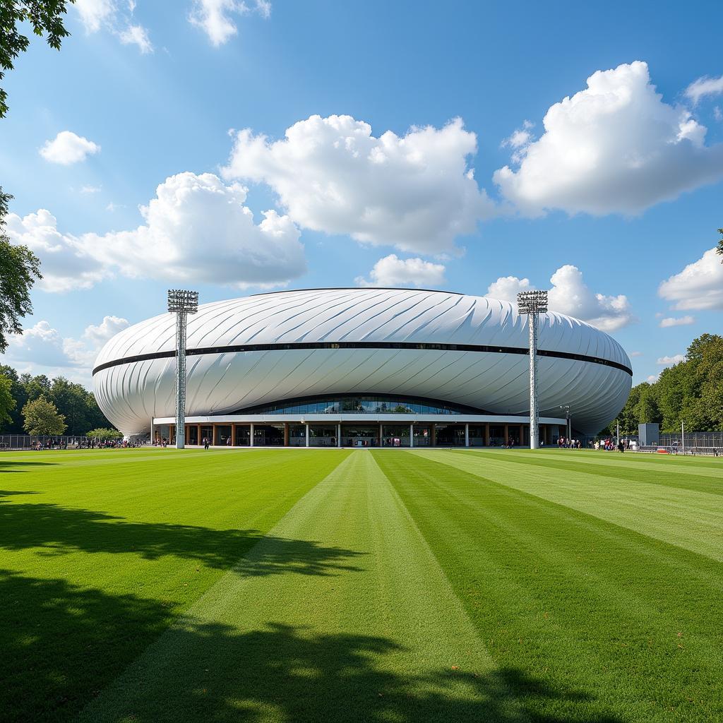 Aussenansicht der BayArena