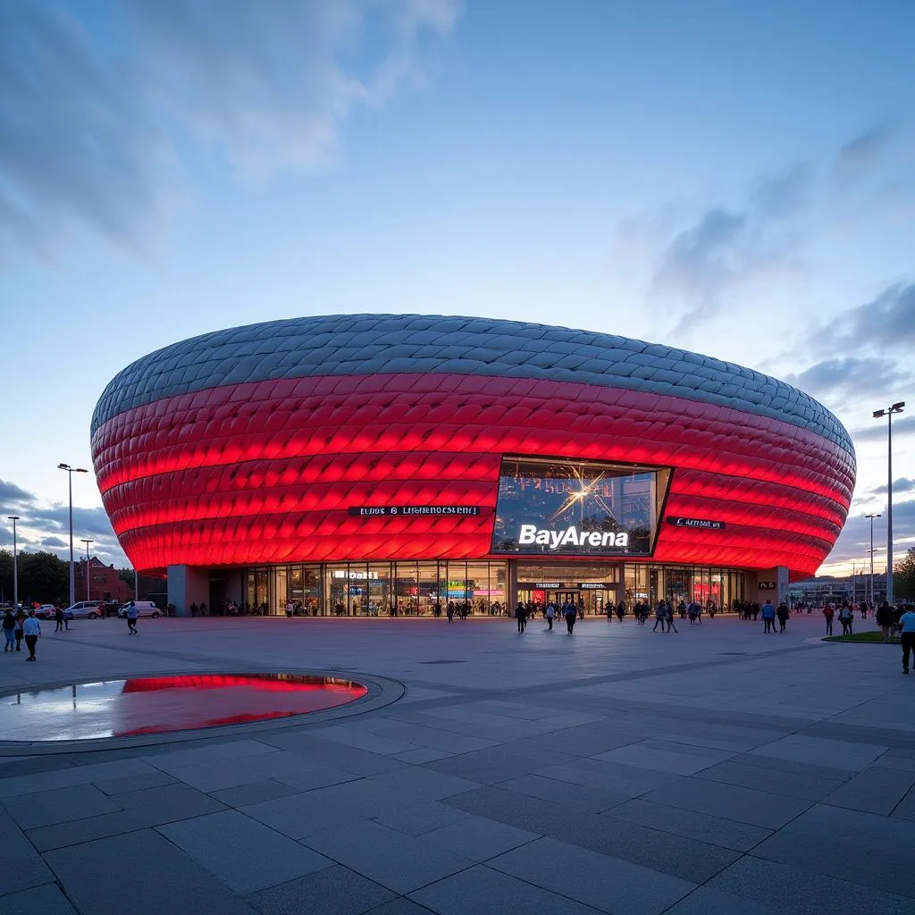 BayArena Außenansicht Leverkusen