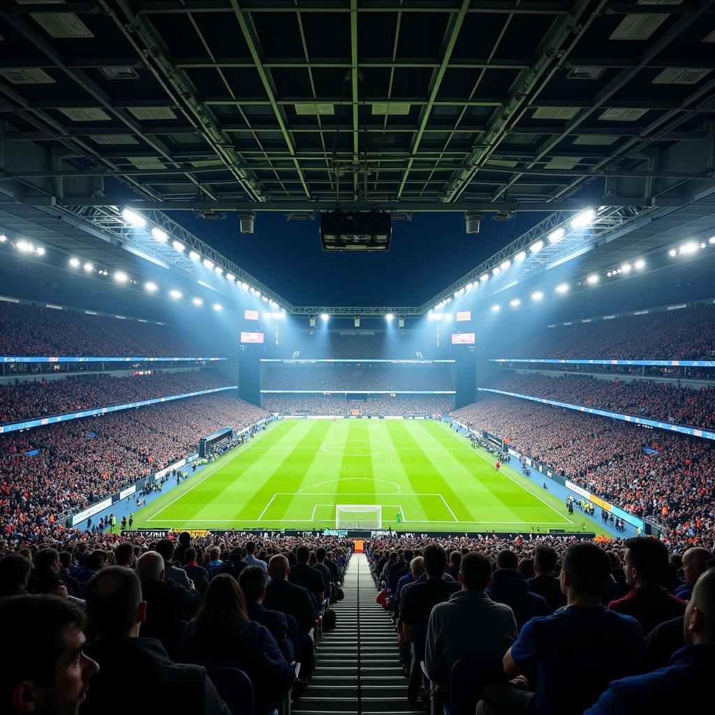 LED-Beleuchtung in der BayArena