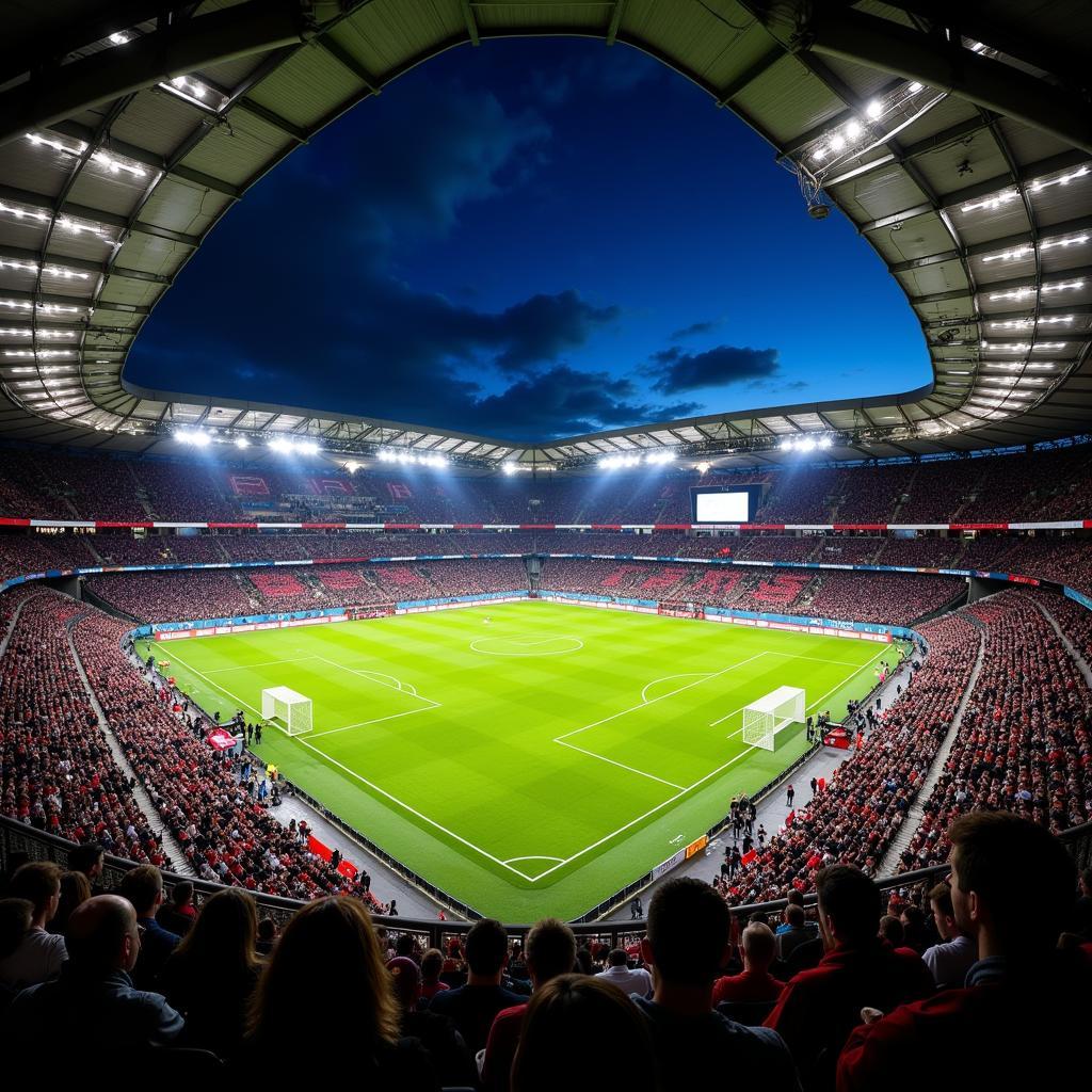 Ein Blick ins Innere der BayArena