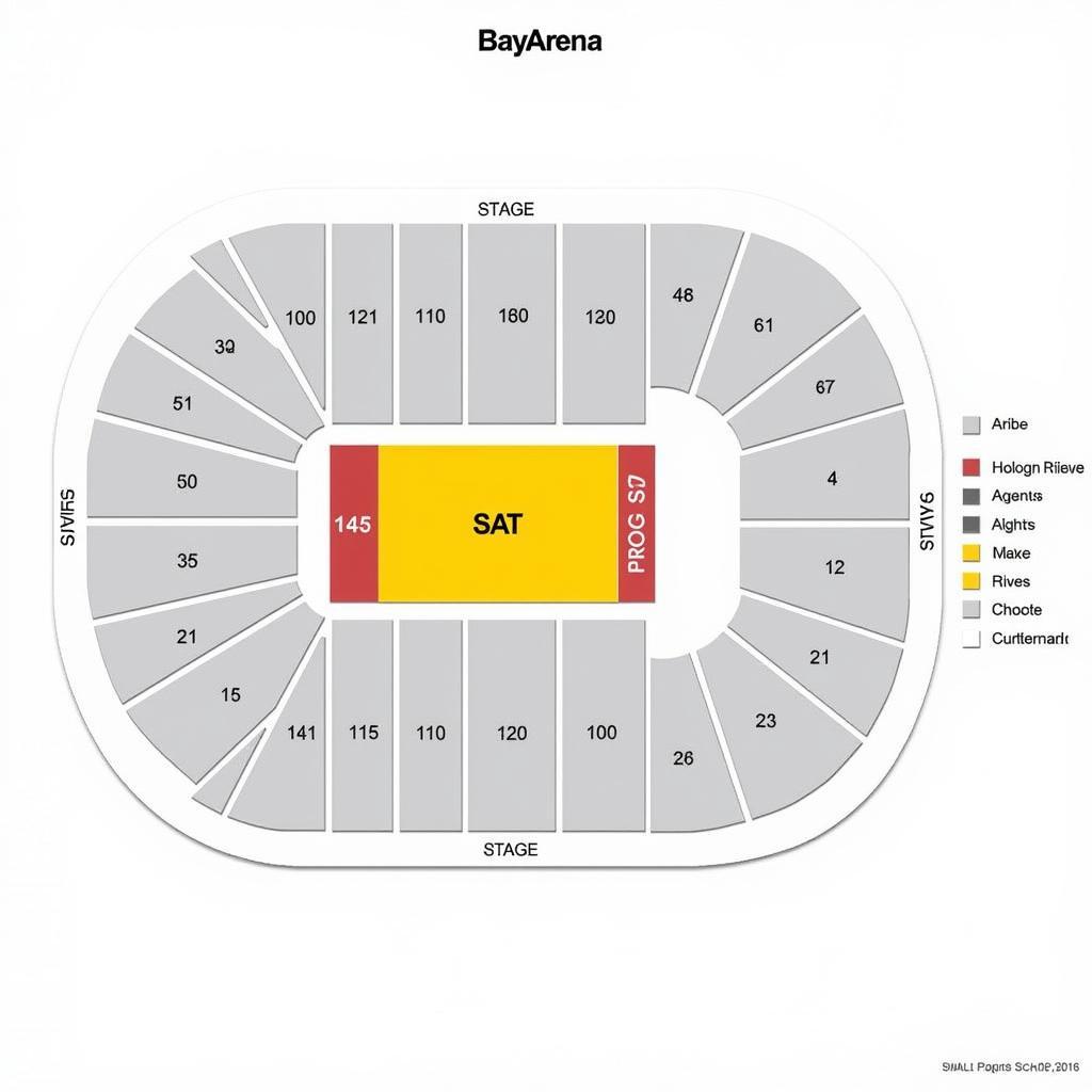 Detaillierter Sitzplan der BayArena