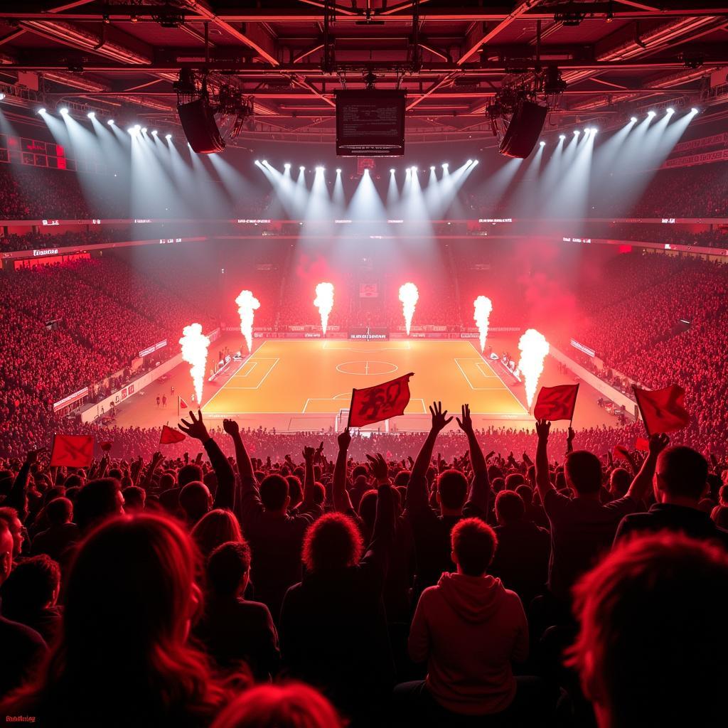 BayArena Spieltag Atmosphäre