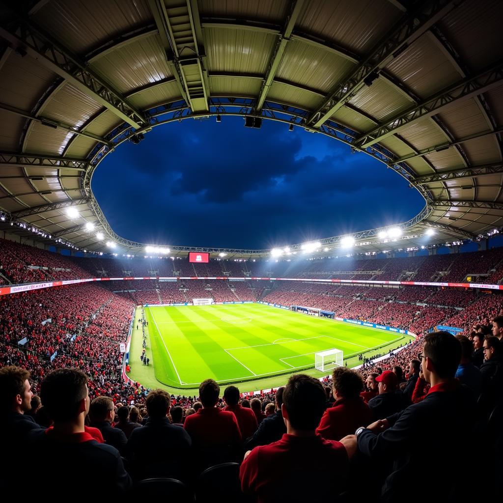 BayArena Stadion Atmosphäre