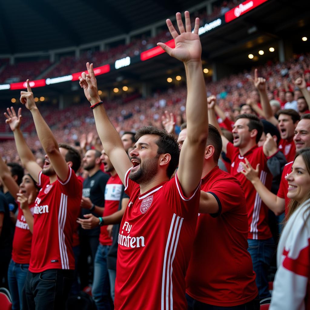 BayArena volles Stadion