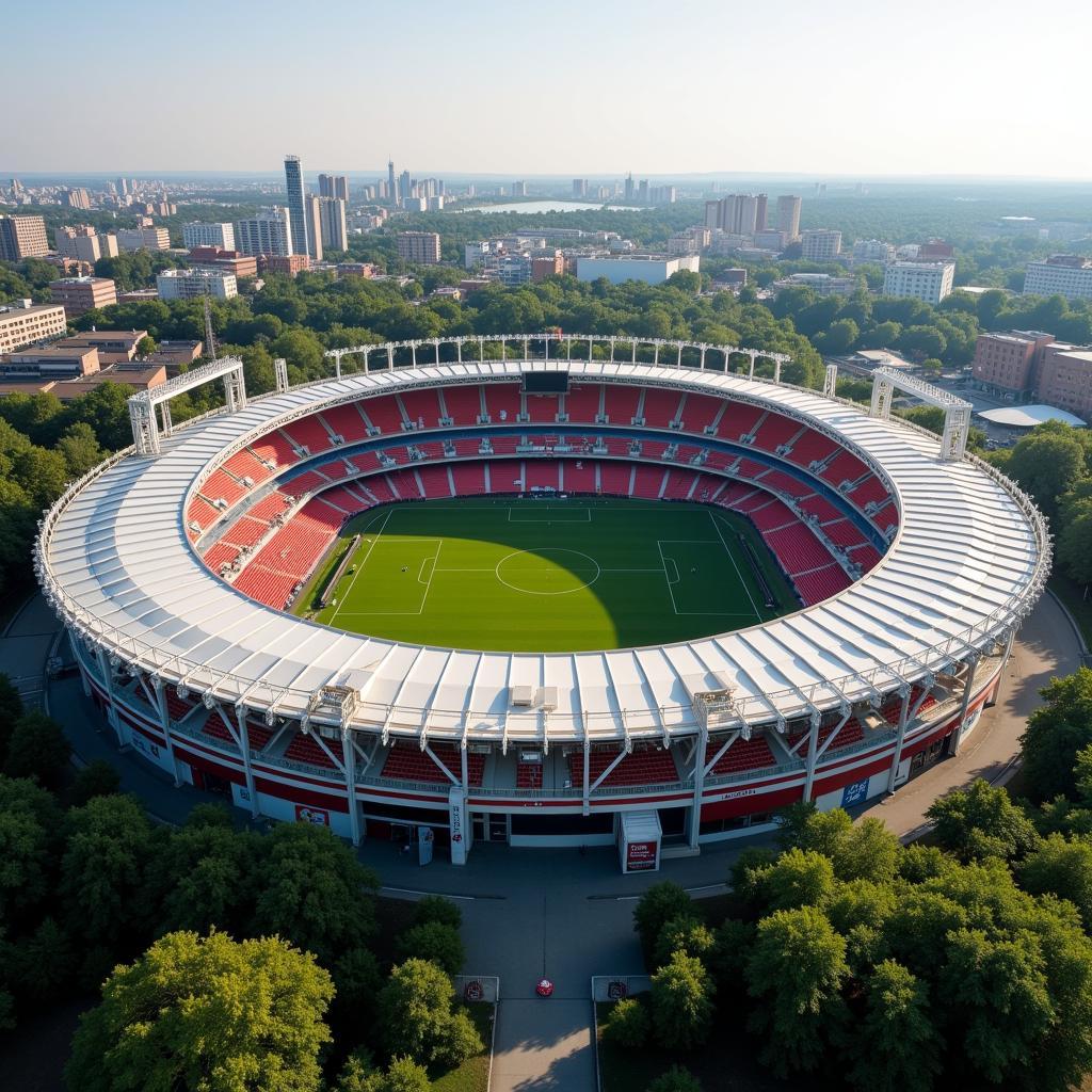 Live-Blick in die BayArena