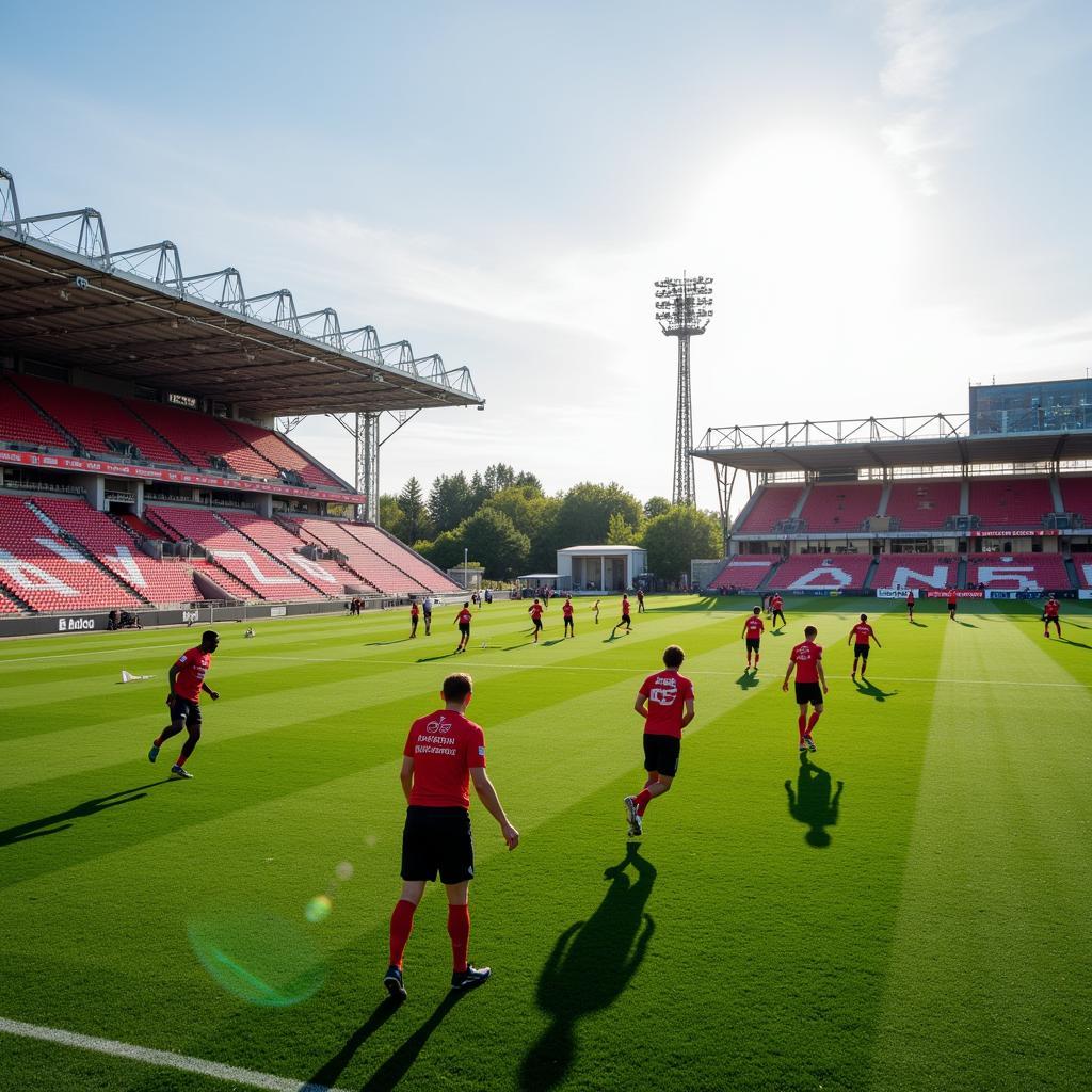 Bayer 04 Leverkusen Training am Kühnsbusch