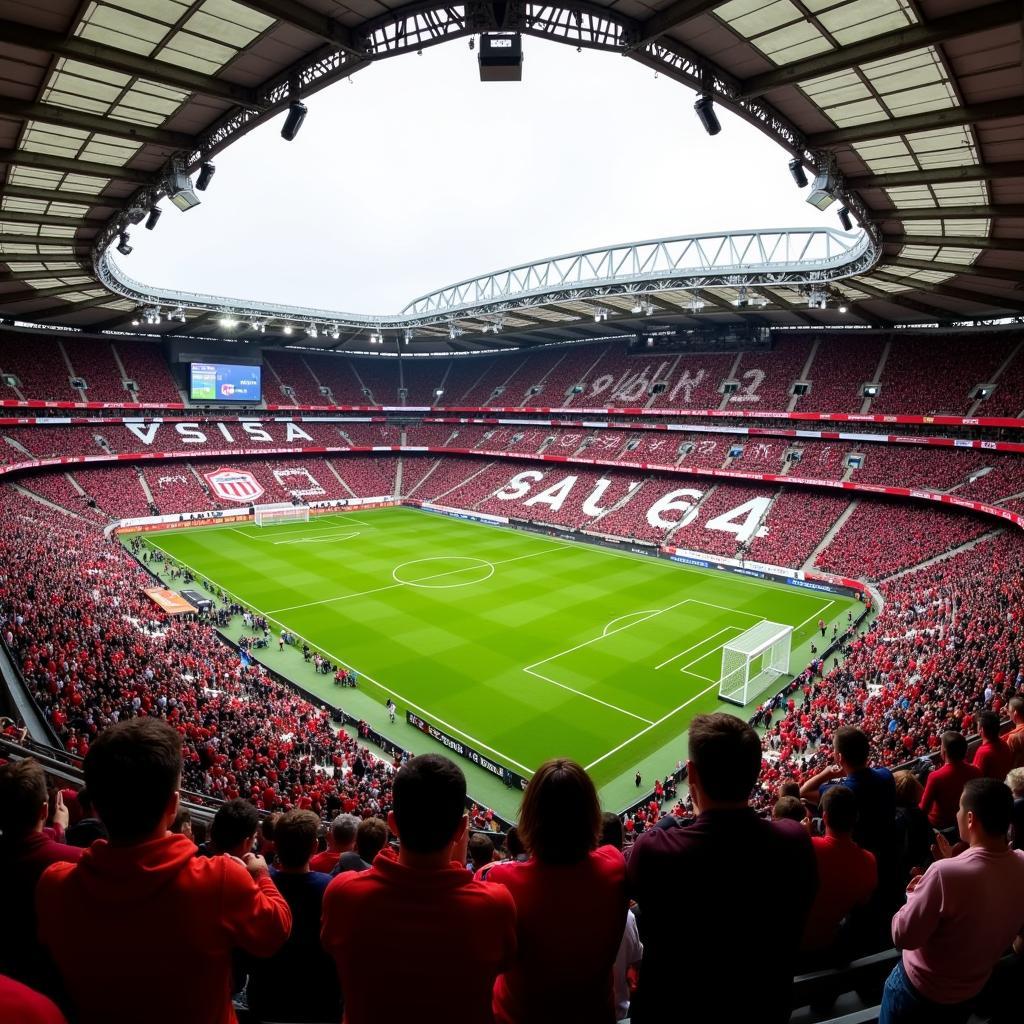 Bayer 04 Leverkusen Bundesliga Spiele: Fans im Stadion