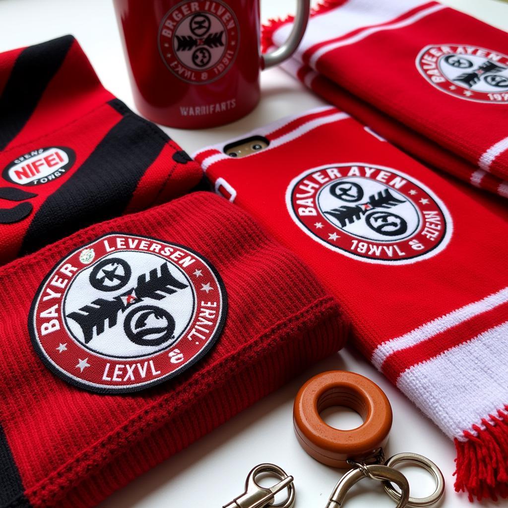 Auswahl an Bayer 04 Leverkusen Fanartikeln