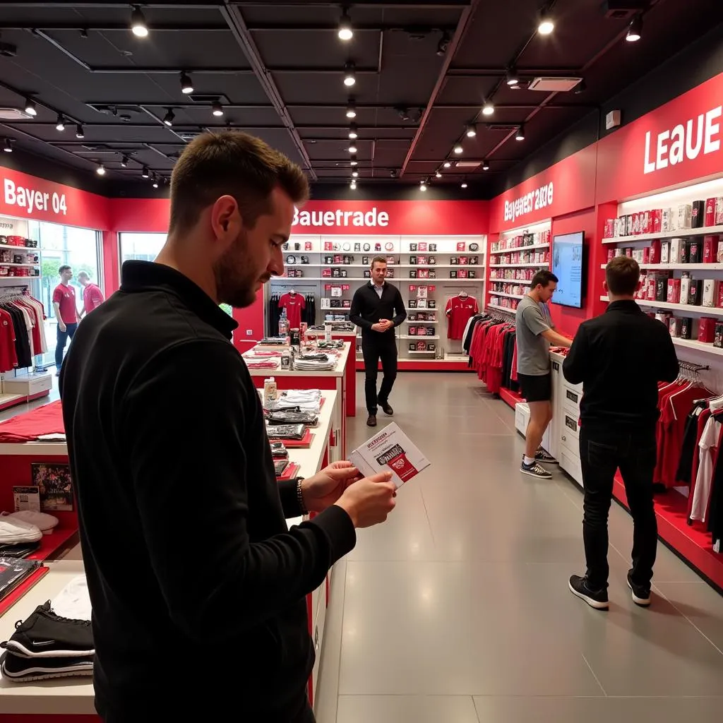 Der Fanshop von Bayer 04 Leverkusen