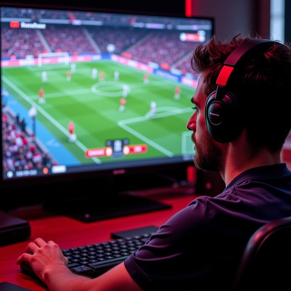 Bayer 04 Leverkusen FIFA Gamer im VBL Wettbewerb