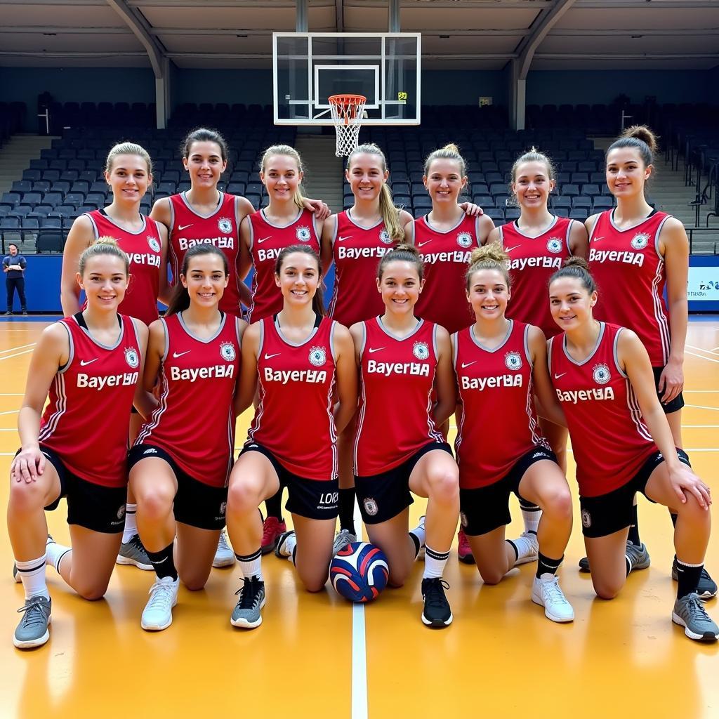 Bayer 04 Leverkusen Frauen Handball Teamfoto