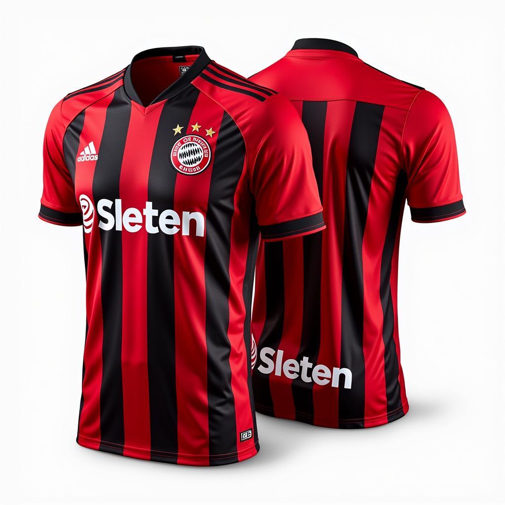 Bayer 04 Leverkusen Heimtrikot 19/20: Ein detaillierter Blick auf das Design und die Farben des Heimtrikots.