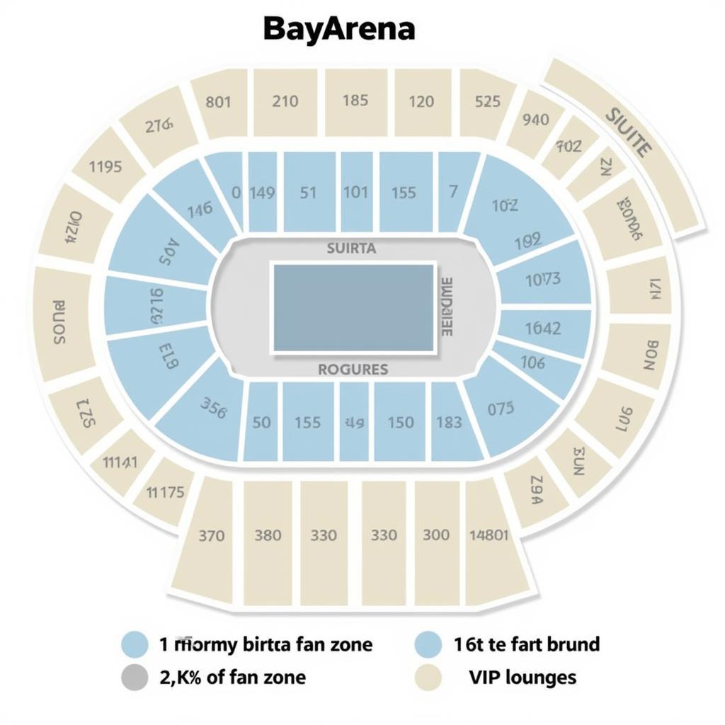 Bayer 04 Leverkusen Tickets Online - Stadionplan