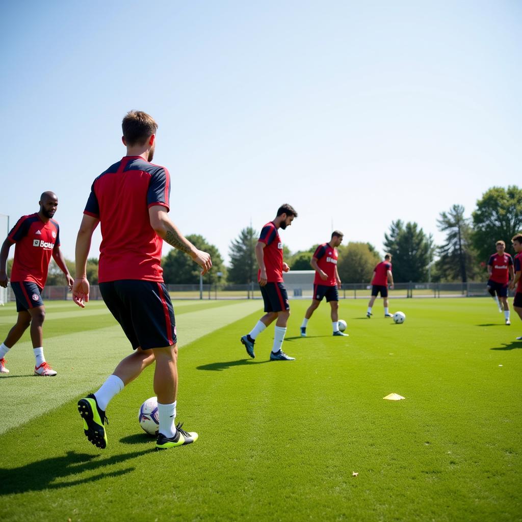 Bayer 04 Leverkusen Trainingseinheit