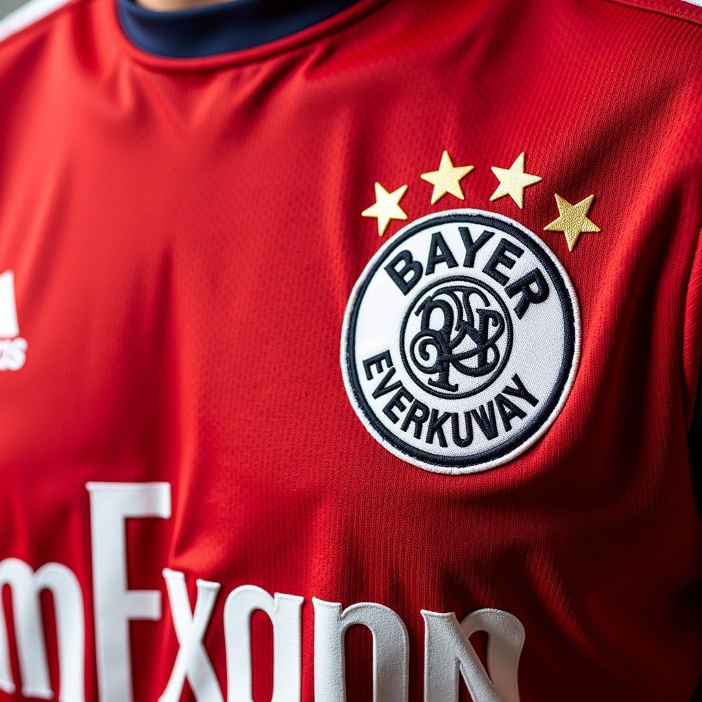 Details des Bayer 04 Leverkusen Trikots 2016/2017